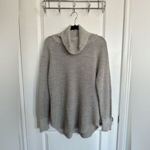 Heather Grey Turtle Neck Sweater - Seven Sisters